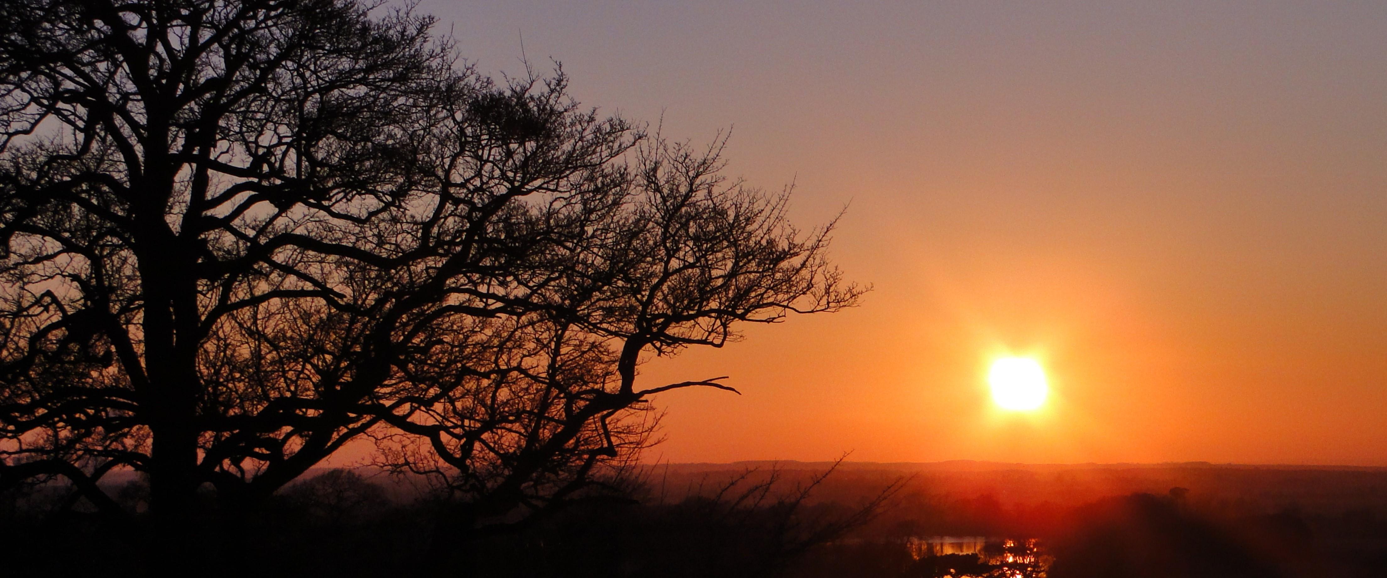 sunset over the lake3